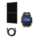 Toppreis: Steckerfertiges 850 Wp Glas-Glas Balkonkraftwerk mit WR u. Kabel