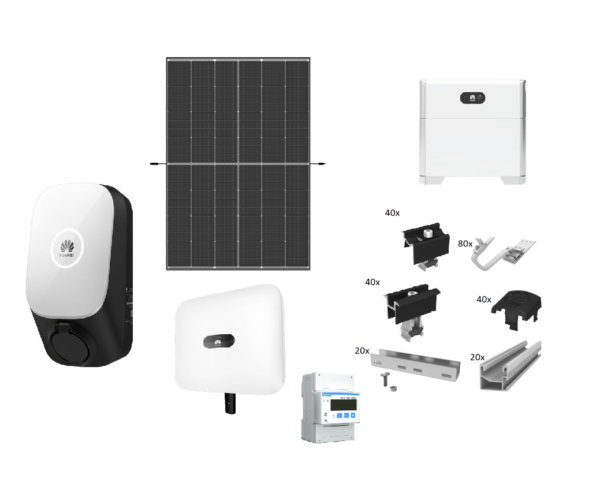 Solaranlagen Komplettset 8 kWp mit Speicher und Wallbox