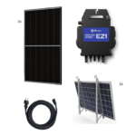 Steckerfertiges 850 Wp Glas-Glas Balkonkraftwerk