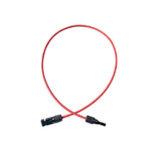 10m vorkonfektioniertes Solarkabel H1Z2Z2-K 4 mm² rot inkl. MC4 Stecker u. Buchse