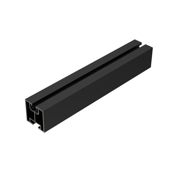 2,40 m Dachschiene Aluminiumprofil (schwarz)