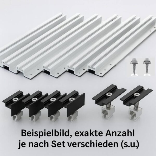 Montageset Trapezblech Solarmodule