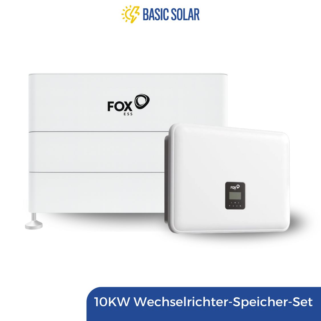 Set_FoxEss-H3-Smart-10KW_FoxEss-EQ3300-L3 10kw FoxEss Smart Wechselrichter mit 9,6 kWh Speichersystem EQ3300 – Bild 1