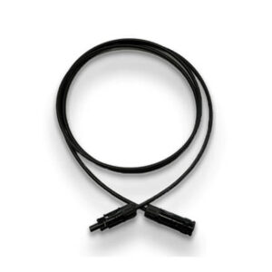 1m vorkonfektioniertes Solarkabel H1Z2Z2-K 6 mm² schwarz inkl. MC4 Stecker u. Buchse