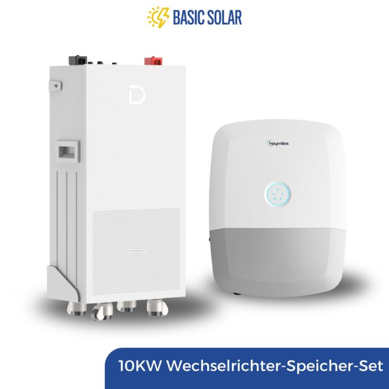 Bestpreis: Hoymiles HIT 10kw Wechselrichter mit 14,3kwh Dyness Powerbrick 48V rollbarer Speicher