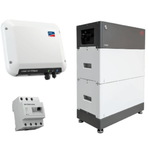 Speicher Nachrüstset mit SMA Sunny Boy Wechselrichter, BYD HVS Speicher u. SMA Energy Meter