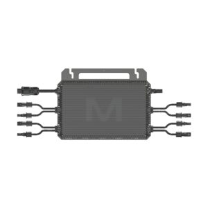 Marstek MST-MI2000W M4-2000 Mikrowechselrichter 2000W Frontansicht mit MC4-Kabeln